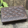Jewellery Box - Carved Wooden Jewellery Box - 20cm x 16cm