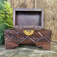 Jewellery Box - Carved Wooden Jewellery Box - 30cm x 20cm