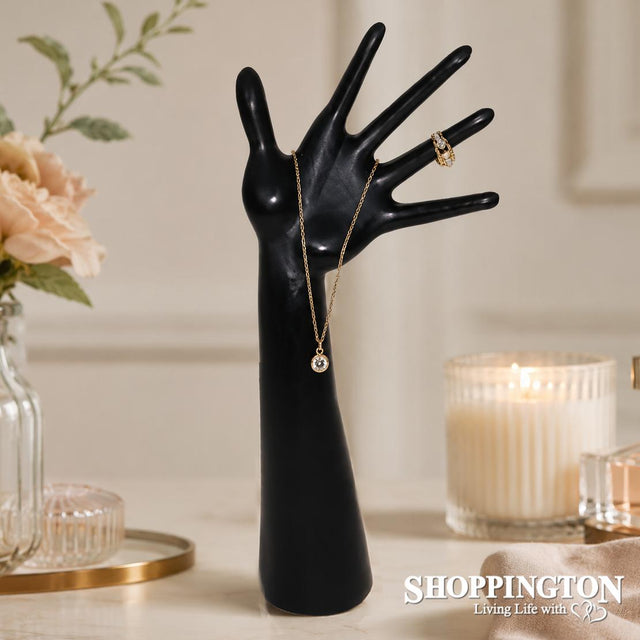 Jewellery Hanger - Abstract Wooden Hand 40cm