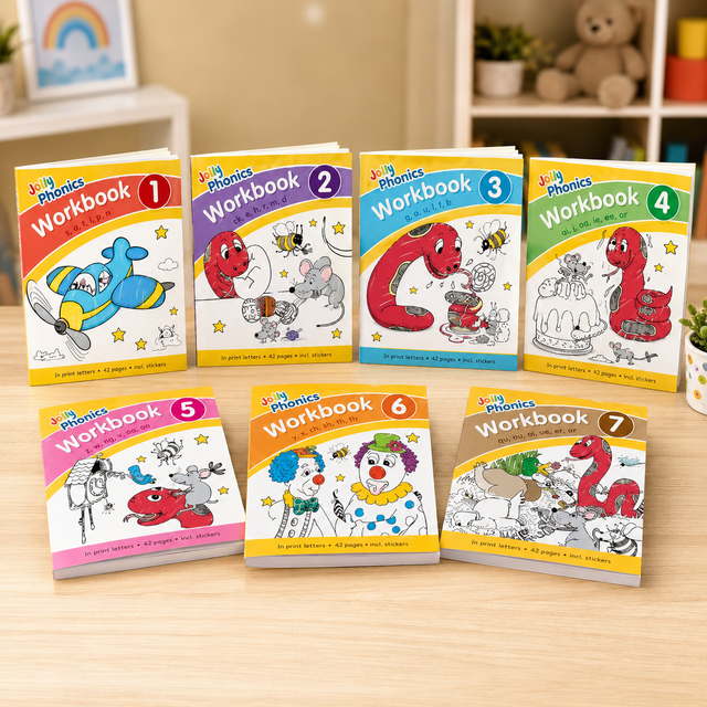 Jolly Phonics Workbooks 1-7