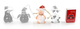 NZ Ceramic Christmas Decoration - Sheep
