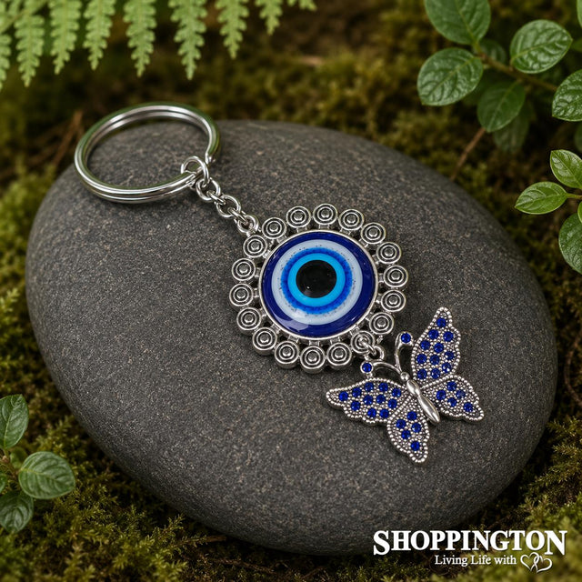 Keyring - Evil Eye Butterfly