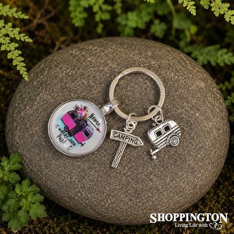 Keyring - Happy Camper