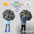 Kids Colour Changing Umbrella - Dinosaurs