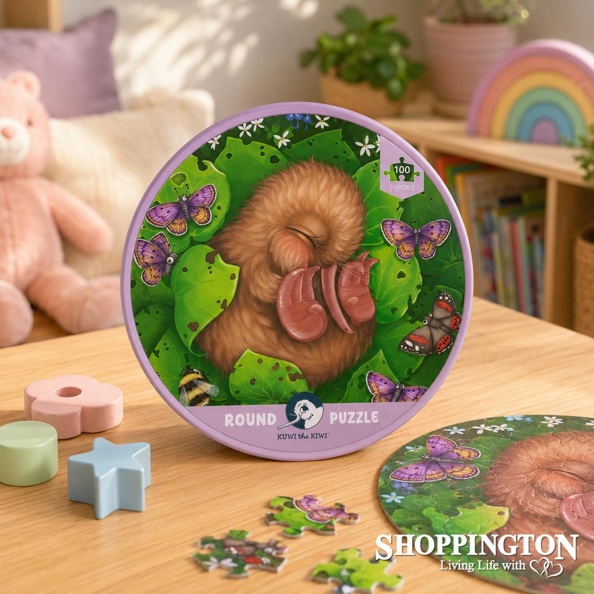 Kiwi Dreams 100 Pc Round Puzzle