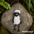 Kiwiana Keyring - Woolly Sheep