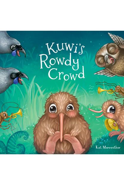 Kuwi the Kiwi - Kuwi's Rowdy Crowd Floor Puzzle