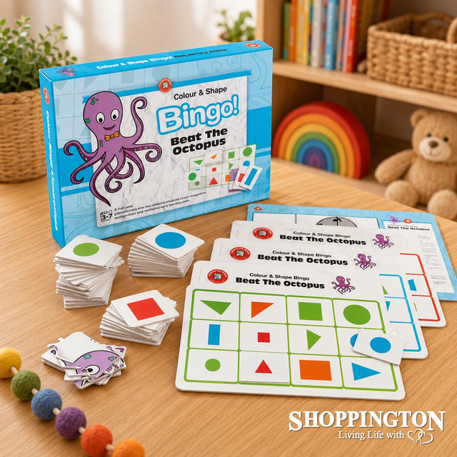 LCBF Bingo - Colour & Shapes Beat The Octopus