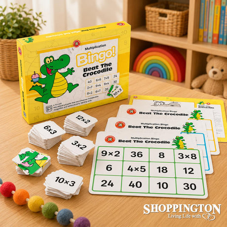 LCBF Bingo - Multiplication Beat The Crocodile