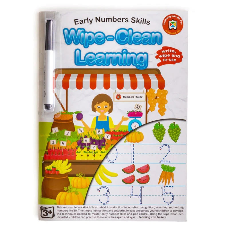 LCBF Wipe Clean Learning - Early Number Skills