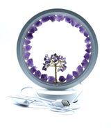 Gemstone Tree LED Lamp - Amethyst Tree