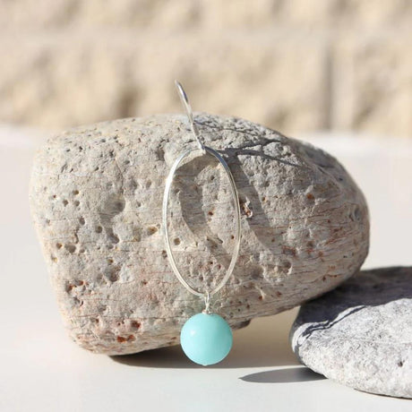 La Pierre - Amazonite Sterling Silver Earrings