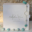 La Pierre - Amazonite Sterling Silver Short Necklace