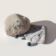 La Pierre - Blue Vein Sterling Silver Earrings