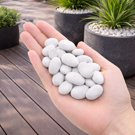 Landscape - Bag of Decorative Stones 10kg - White