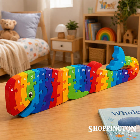Lanka Kade Fairtrade Wooden Puzzle - Whoopi the Whale