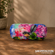 Leather NZ Print Sunglasses Case - Fantail Pink