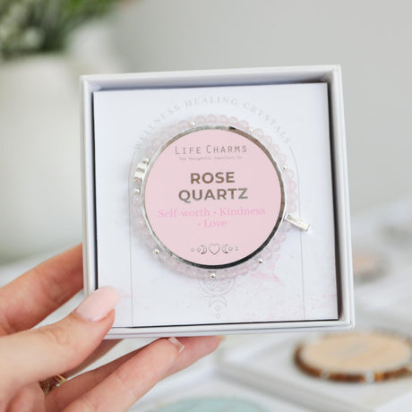 Life Charms - Rose Quartz Bracelet