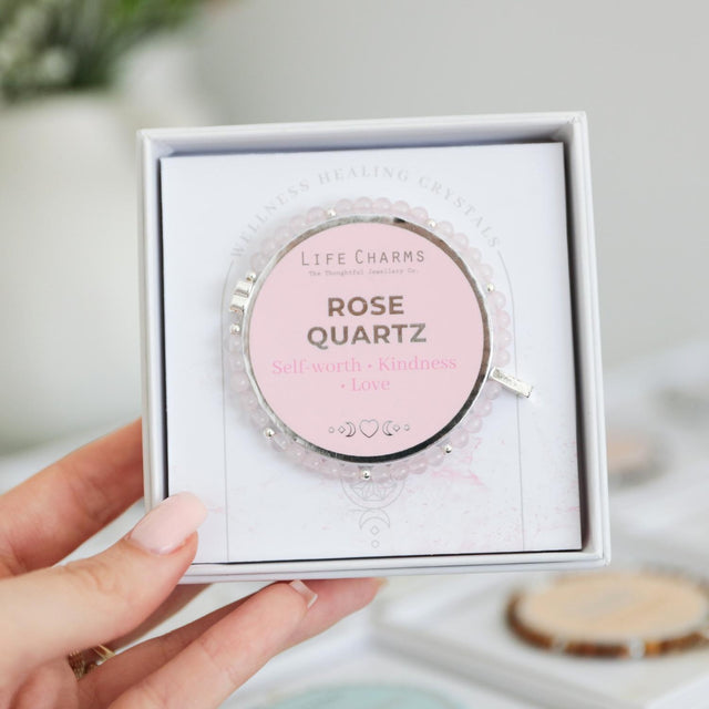 Life Charms - Rose Quartz Bracelet