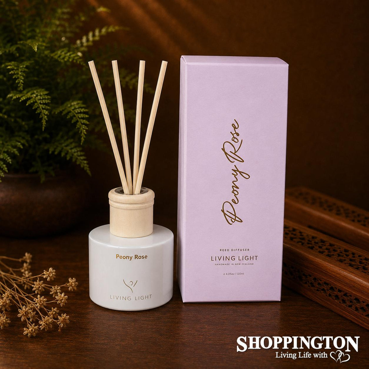 Living Light Diffuser 120ml / Peony Rose