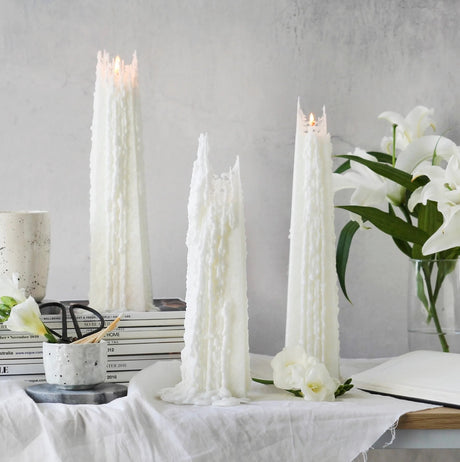 Living Light Icicle Candle - Pinot Blanc