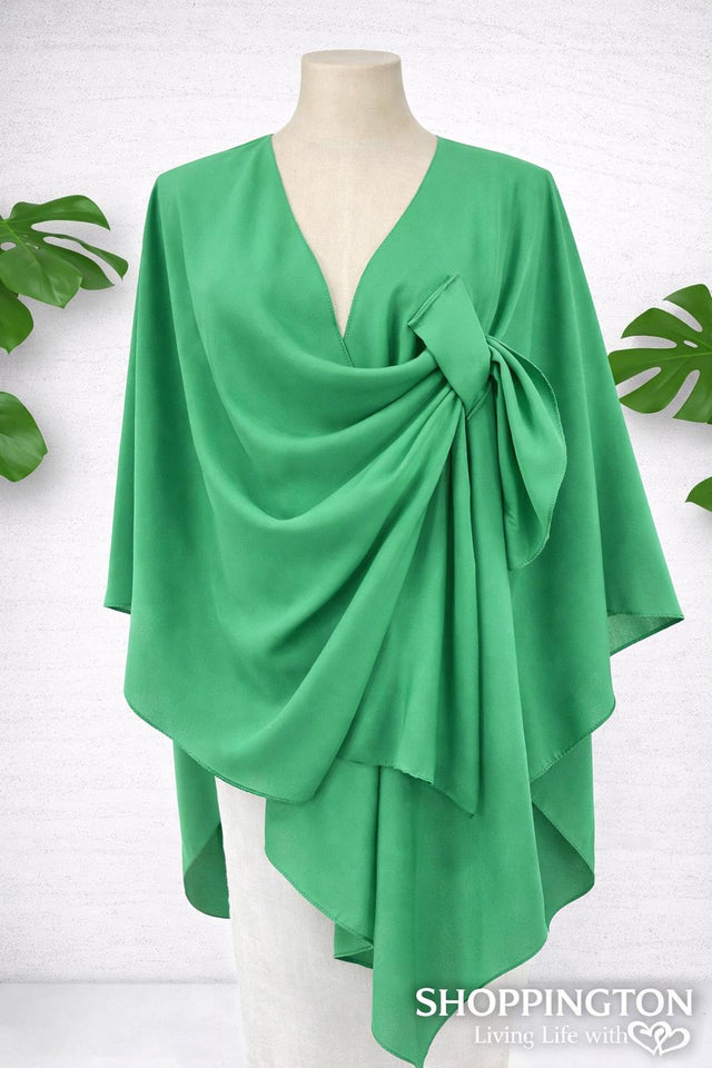 Loop Tie Cape - Green
