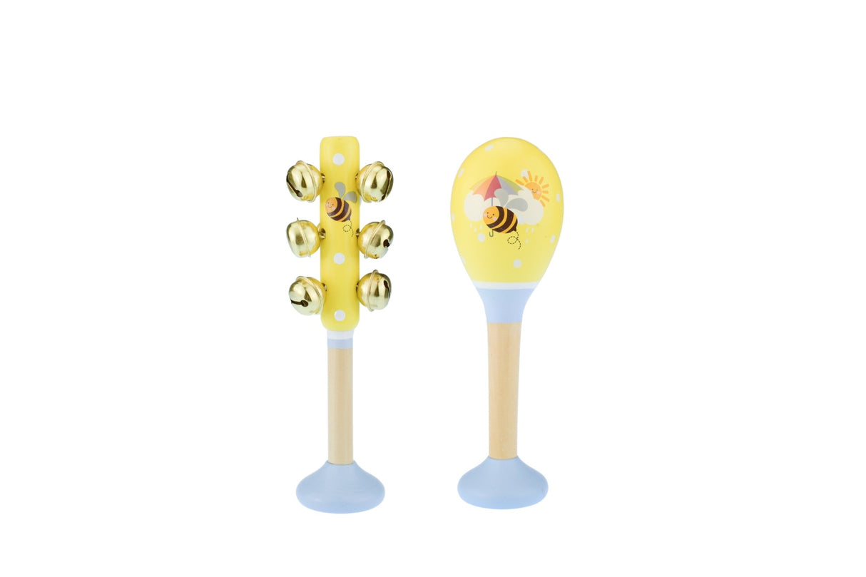 Buzzy Days Maraca & Bell Set