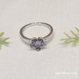 Manuka Flower & Amethyst Ring