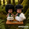 Maori Doll Twins (White Cloak)