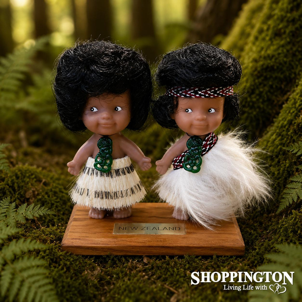 Maori Doll Twins (White Cloak)