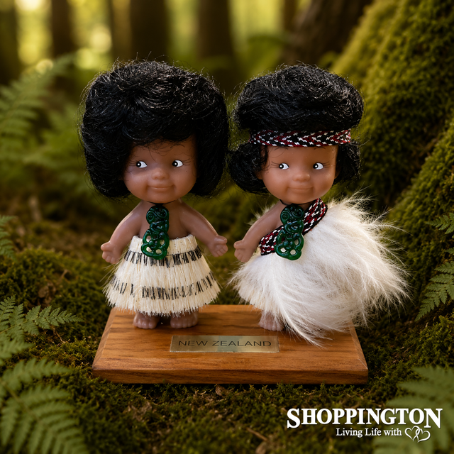 Maori Doll Twins (White Cloak)
