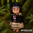 Maori Doll - Wahine & Pepe (Black Cloak)