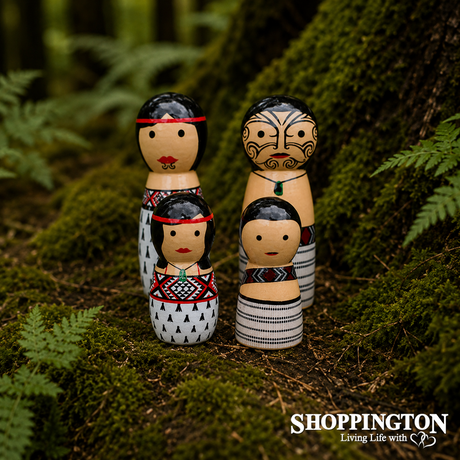 Maori Whanau Peg Dolls