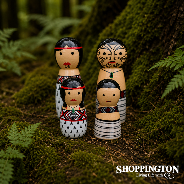 Maori Whanau Peg Dolls
