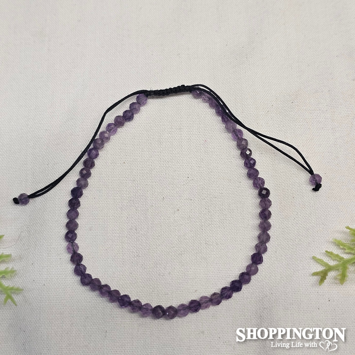 Bracelet - Amethyst Star Cut Gemstones