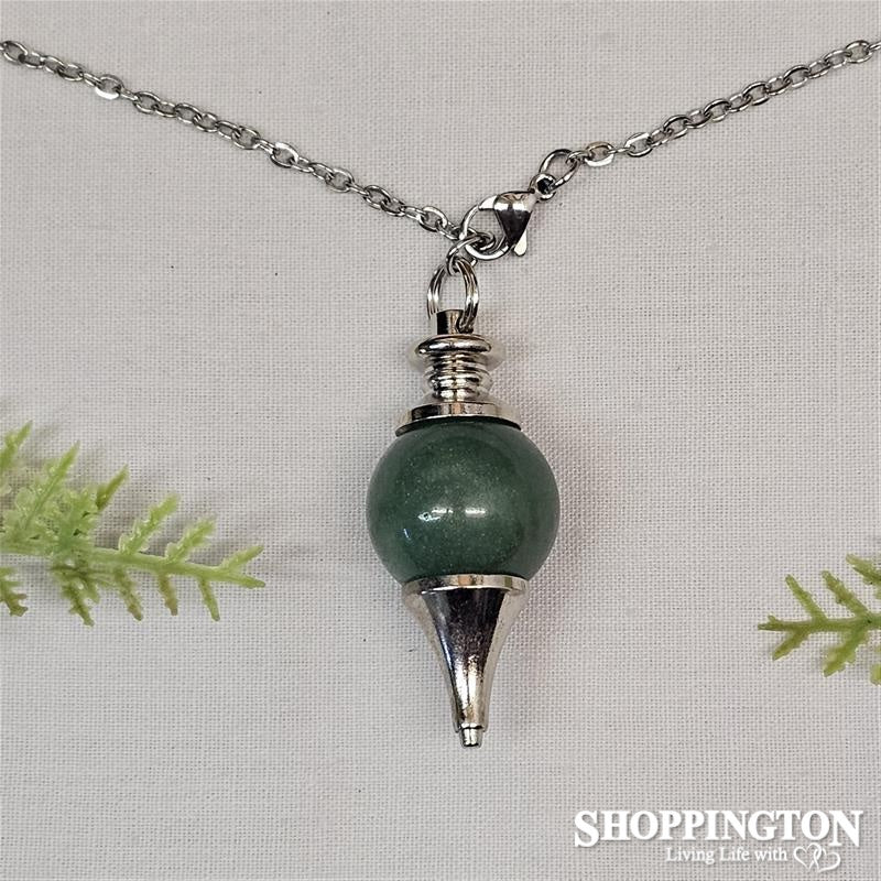 Pendulum Necklace- Aventurine