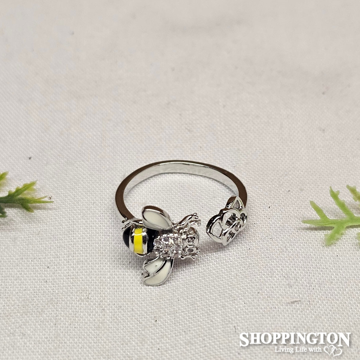 Ring - Bee & Flower