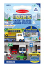 Melissa & Doug Magnetic Take-Along Jigsaw Puzzles - Vehicles