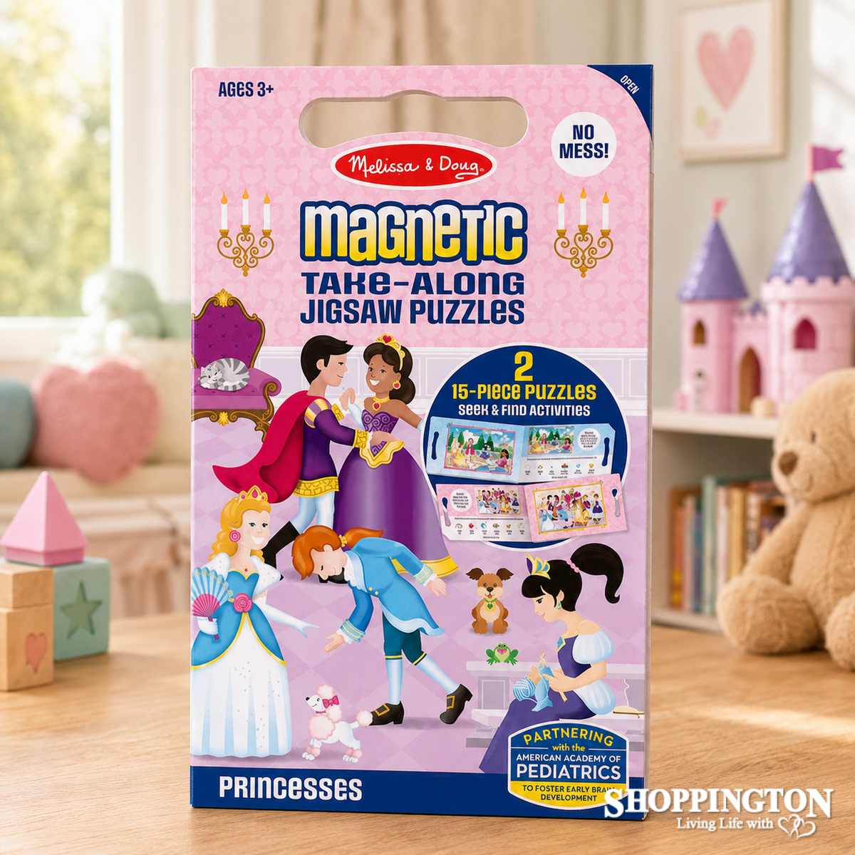 Melissa & Doug Magnetic Take-Along Jigsaw Puzzles - Princess