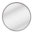 Metal Black Framed Mirror 70cm