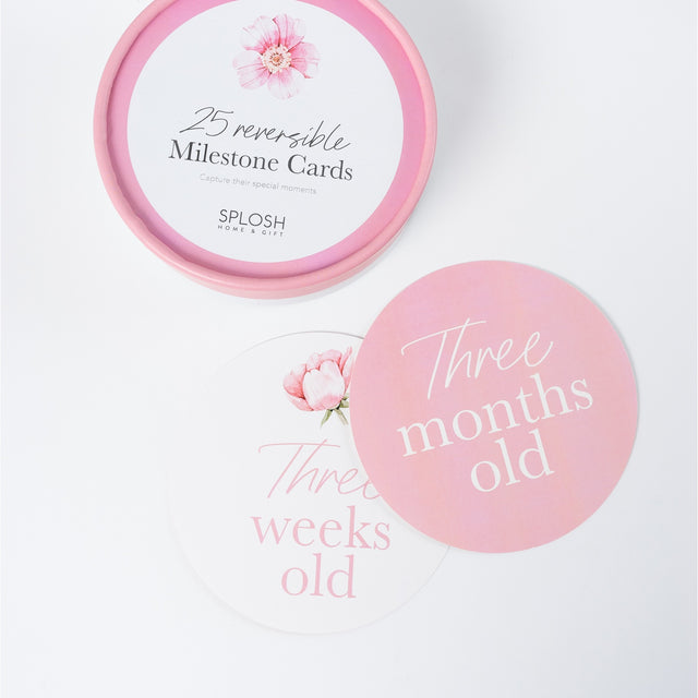 Milestone Cards - Floral