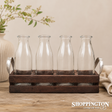 Mini 4 Bottle Vase & Tray
