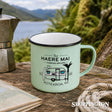 Moana Road Enamel Mug - Haere Mai Camping Ground
