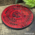 Mosaic Trivet 20cm / Red