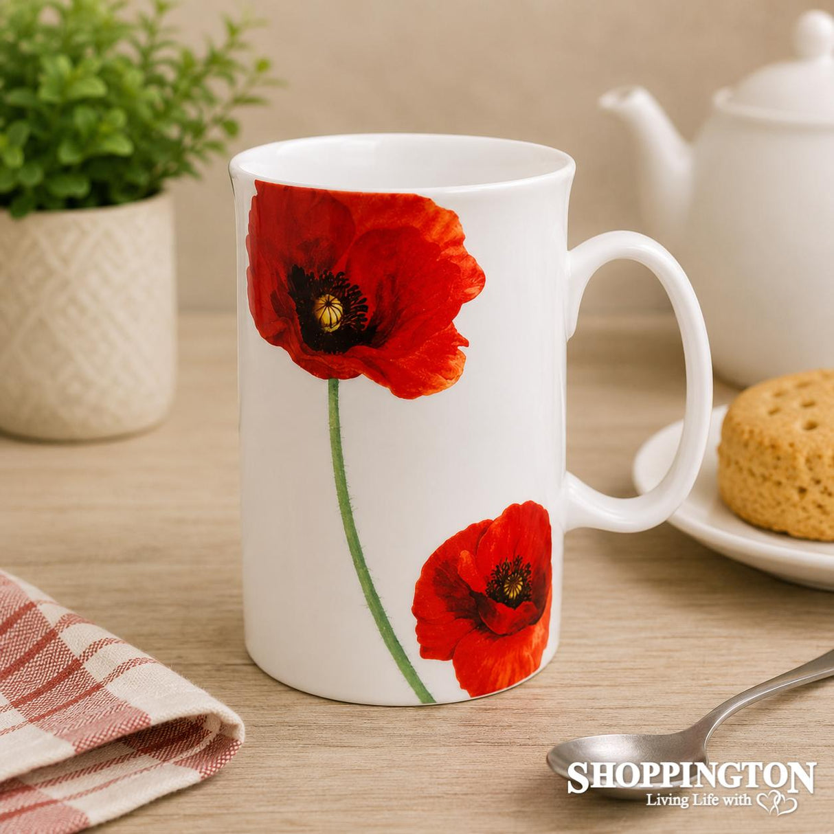 Mug - Red Poppies