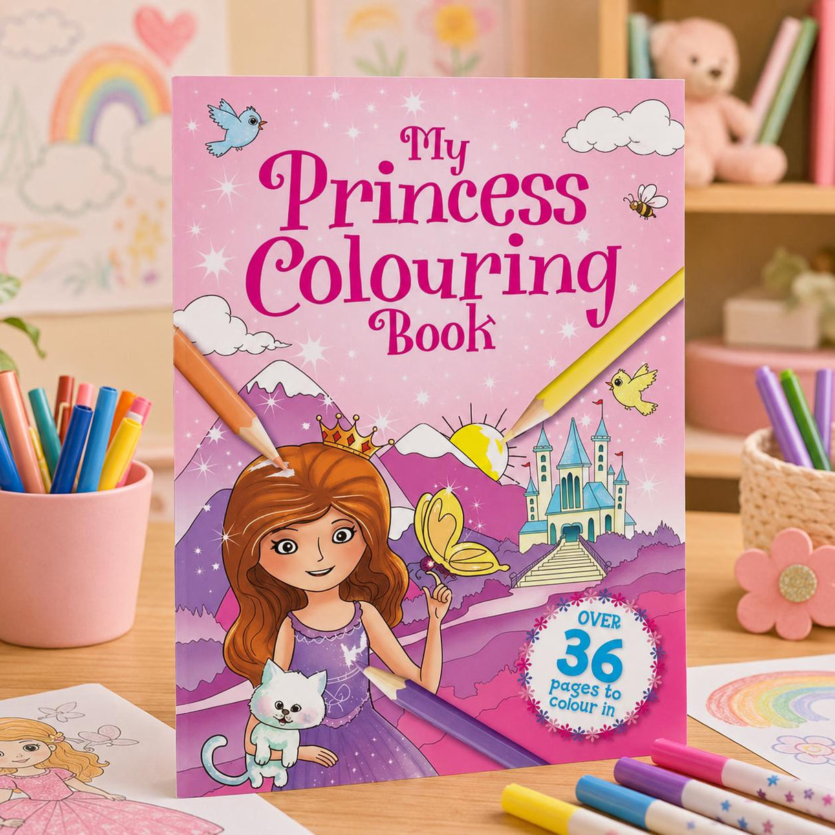 My Princess Colouring In Book