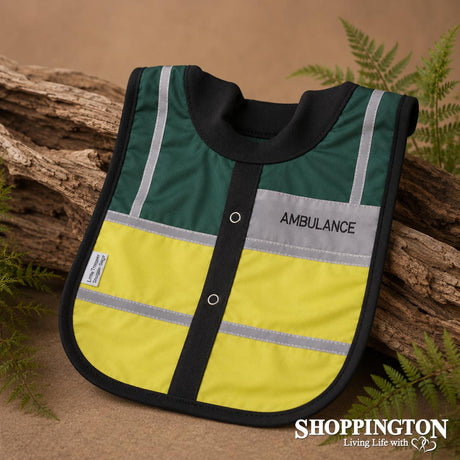 NZ Made Baby Bib / Ambulance