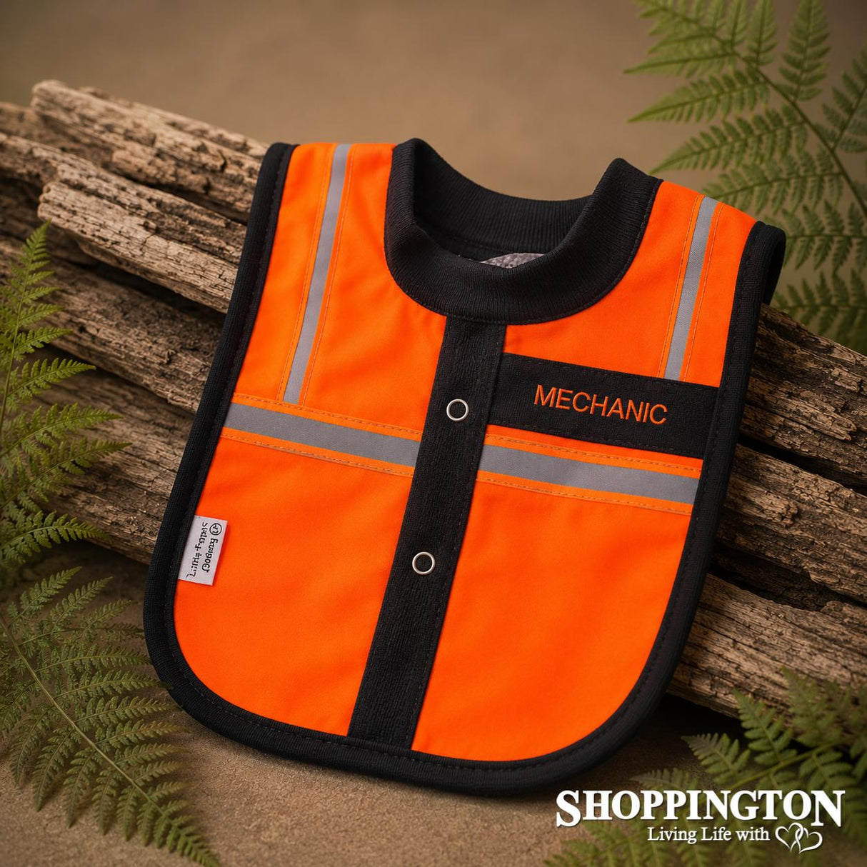 NZ Made Baby Bib / Mechanic