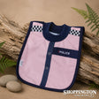 NZ Made Baby Bib / Pink Police