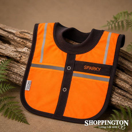 NZ Made Baby Bib / Sparky